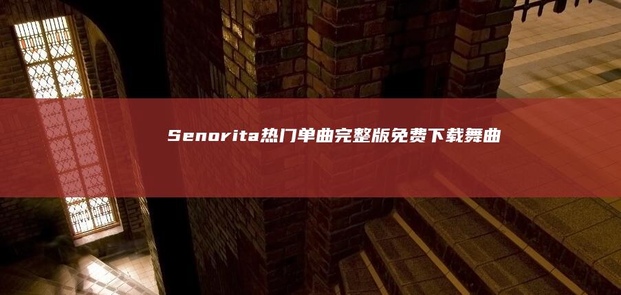 Senorita热门单曲完整版免费下载舞曲